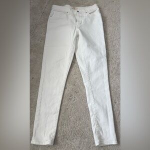 Levi’s 721 High Rise Skinny White Jeans